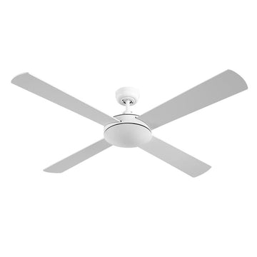 Devanti 52'' Ceiling Fan AC Motor 4 Blades w/Remote - White - RnR Galore