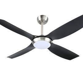 Devanti 52'' Ceiling Fan DC Motor w/Light w/Remote Black - RnR Galore