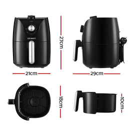 Devanti Air Fryer 2.5L Knob Fryers - RnR Galore