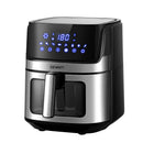 Devanti Air Fryer 6.5L LCD Fryers Clear Window - RnR Galore
