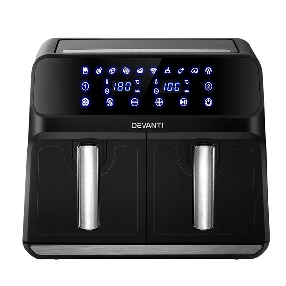 Devanti Air Fryer 8L Dual Zone Fryers - RnR Galore