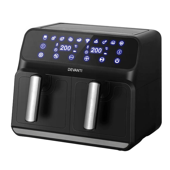 Devanti Air Fryer 8L Dual Zone Fryers - RnR Galore