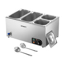 Devanti Commercial Food Warmer Bain Marie 4 Electric Buffet Pans - RnR Galore