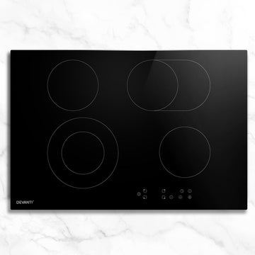 Devanti Electric Ceramic Cooktop 77cm - RnR Galore