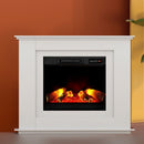 Devanti Electric Fireplace Fire Heater 2000W White - RnR Galore