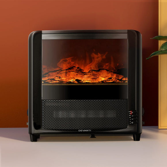 Devanti Electric Fireplace Fire Heaters 2000W - RnR Galore