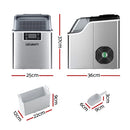 Devanti Ice Maker Machine Commercial Portable Ice Cube Tray Countertop 3.2L - RnR Galore