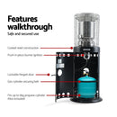 Devanti Outdoor Gas Patio Heater Black - RnR Galore