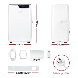 Devanti Portable Air Conditioner Dehumidifier Fan 12000BTU - RnR Galore