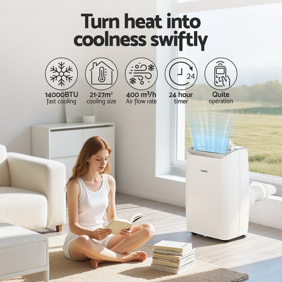 Devanti Portable Air Conditioner Dehumidifier Fan 14000BTU - RnR Galore