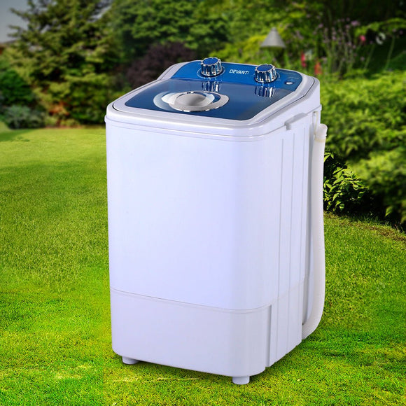 Devanti Portable Washing Machine 4.6KG Blue - RnR Galore
