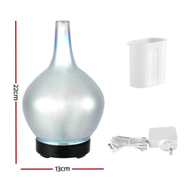 Devanti Ultrasonic Aroma Aromatherapy Diffuser 3D Light Oil Firework Humidifier - RnR Galore