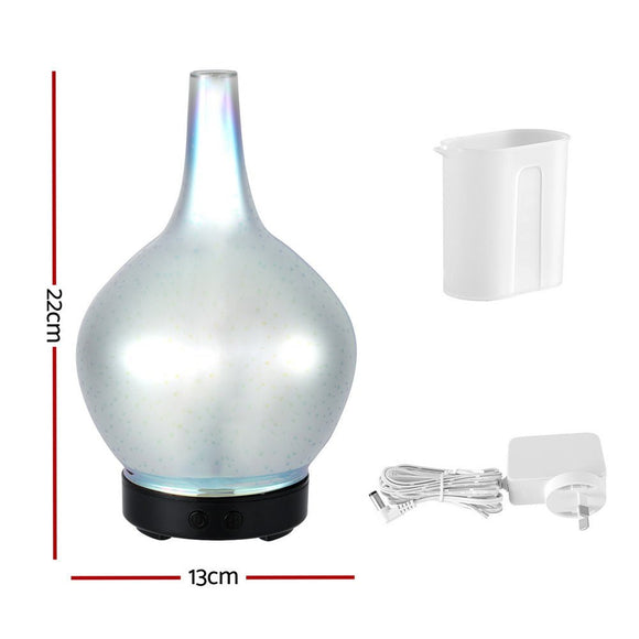 Devanti Ultrasonic Aroma Aromatherapy Diffuser 3D Light Oil Firework Humidifier - RnR Galore