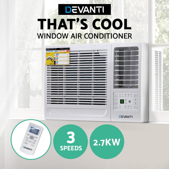 Devanti Window Air Conditioner 2.7kW - RnR Galore