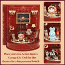 DIY Book Nook Kit Book Theater 3D Wooden Puzzle Miniature Dollhouse Bookshelf Insert with LED Light, 222 Pieces Bookend Decor for Adults Teens, Creative Gift for Book Lovers - RnR Galore