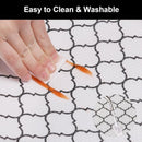 Drawer Mat - Kitchen Drawer Mat - Kitchen Cabinet Shelf Protector - Non - Adhesive, Waterproof EVA Drawer Mat, Easy to Cut to Size for Refrigerator, Cabinet or Chest of Drawers (Black, 11.8"W x 78.7"L) - RnR Galore