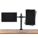 Dual LCD Monitor Desk Mount Stand Adjustable Fits 2 Screens Up To 27" - RnR Galore