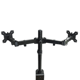 Dual LCD Monitor Desk Mount Stand Adjustable Fits 2 Screens Up To 27" - RnR Galore