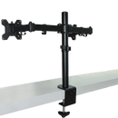Dual LCD Monitor Desk Mount Stand Adjustable Fits 2 Screens Up To 27" - RnR Galore