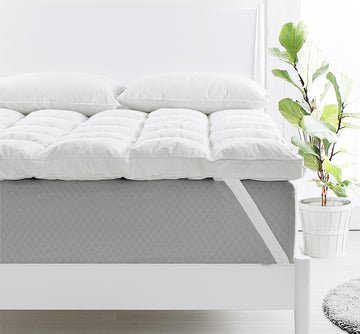 duck feather down mattress topper 1800gsm single - RnR Galore