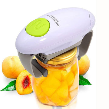 Effortless Electric Jar Opener - Automatic Grip for Arthritis Sufferers, Seniors & Weak Hands(white) - RnR Galore