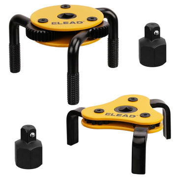 ELEAD 2Pcs Oil Filter Wrench Set Adjustable Oil Filter Change Set Engine Filters - RnR Galore