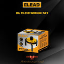 ELEAD 3" to 5 - 1/2" Oil Filter Wrench Set Oil Filter Removal Tool Automotive Use - RnR Galore