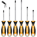 ELEAD 6Pcs Magnetic Screwdriver Set Phillips Slotted Non - Slip Handle Crv - RnR Galore