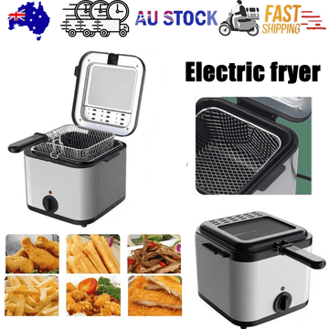 Electric Deep Fryer 2.5L French Frie Machine Oil Hot Pot Fried Chicken Grill - RnR Galore