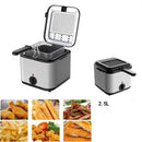 Electric Deep Fryer 2.5L French Frie Machine Oil Hot Pot Fried Chicken Grill - RnR Galore
