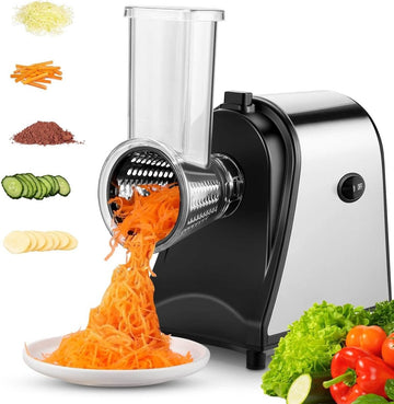 Electric Grater Vegetable Food Rotary Drum Grater Chopper Slicer - RnR Galore