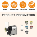 Electric Grater Vegetable Food Rotary Drum Grater Chopper Slicer - RnR Galore