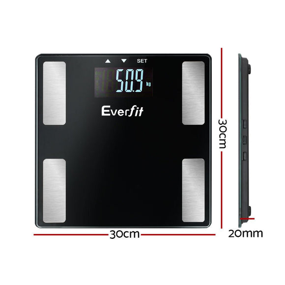 Electronic Digital Bathroom Scales Body Fat Scale Bluetooth Weight 180KG - RnR Galore