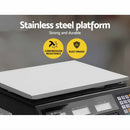 Emajin Scales Digital Kitchen 40KG Weighing Scales Platform Scales Black LCD - RnR Galore