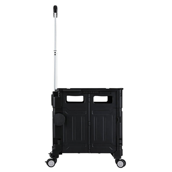 Emajin Shopping Trolley Cart 75L Foldable Black - RnR Galore
