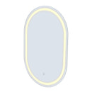 Embellir 2 LED Wall Mirror With Light 50X75CM Bathroom Decor Oval Mirrors Vanity - RnR Galore