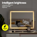 Embellir Bluetooth Makeup Mirror 58x46cm Hollywood Vanity with LED Light Crystal - RnR Galore