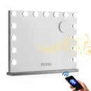 Embellir Bluetooth Makeup Mirror 58x46cm Hollywood Vanity with LED Light Wall - RnR Galore