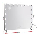Embellir Bluetooth Makeup Mirror 80x65cm Hollywood Vanity with LED Light Wall - RnR Galore