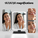 Embellir LED Makeup Mirror Tri - fold Lighted Vanity Mirrors 1X2X3X Magnifications - RnR Galore
