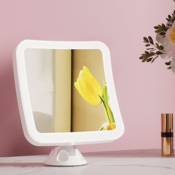 Embellir Makeup Mirror 10X Magnification LED Light Adjustable Rotation Cordless Suction Cup - RnR Galore