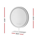 Embellir Makeup Mirror 40x40cm Hollywood Vanity with LED Light Tabletop Round - RnR Galore