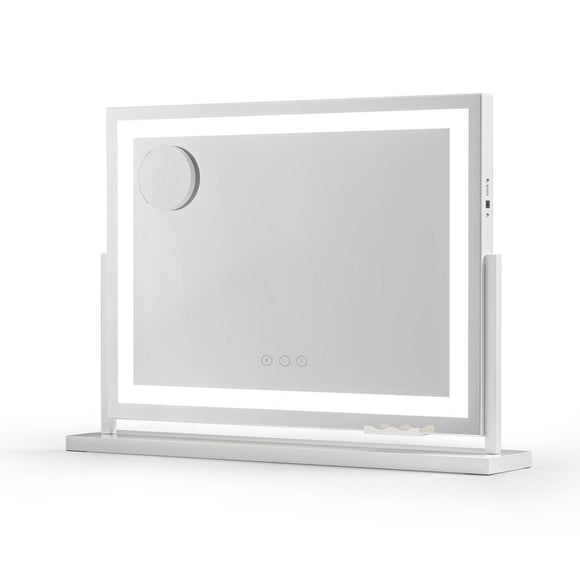 Embellir Makeup Mirror 58x46cm 360～ Rotatable Vanity Mirror with Lights Bright Light Strip Adjustable - RnR Galore