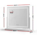 Embellir Makeup Mirror 60x50cm 360～ Rotatable Vanity Mirror with Lights Crystal LED - RnR Galore