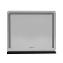 Embellir Makeup Mirror 60x50cm Hollywood Vanity with LED Light Tabletop Black - RnR Galore