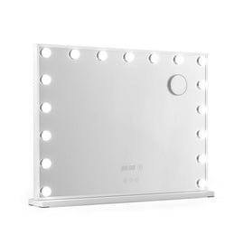 Embellir Makeup Mirror 80x60cm Hollywood Vanity with LED Light Tabletop White - RnR Galore