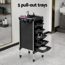 Embellir Salon Trolley Cart Spa Beauty Rolling Tray Hairdressing Storage 6 Tiers - RnR Galore