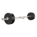 Everfit 28kg Barbell Set Weight Plates Bar Lifting Bench 168cm - RnR Galore