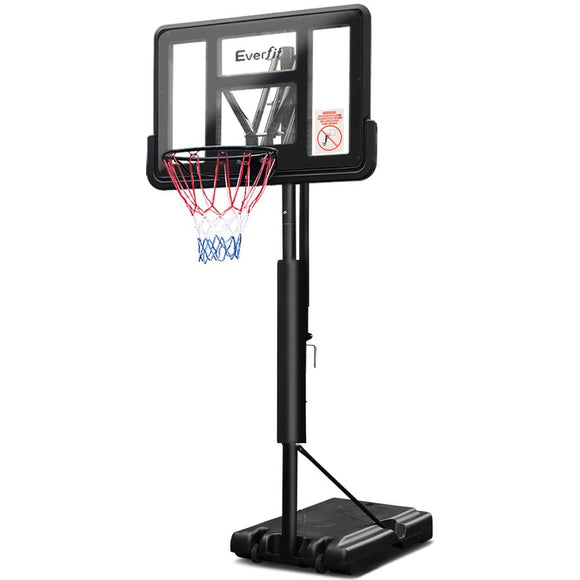 Everfit 3.05M Basketball Hoop Stand System Adjustable Height Portable Pro Black - RnR Galore