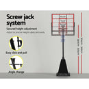 Everfit 3.05M Basketball Hoop Stand System Adjustable Height Portable Red Pro - RnR Galore